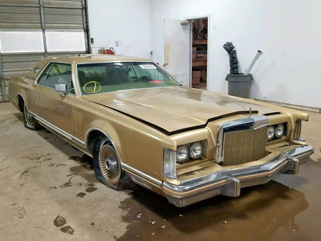8Y89A919490 - 1972 LINCOLN MARK VII GOLD photo 1