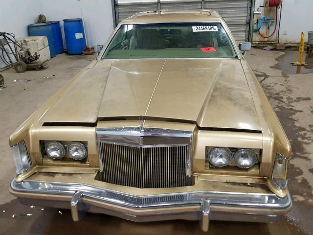 8Y89A919490 - 1972 LINCOLN MARK VII GOLD photo 7