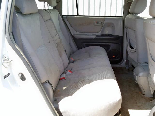 JTEEP21A150112913 - 2005 TOYOTA HIGHLANDER WHITE photo 6