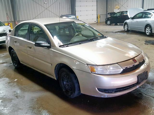 1G8AJ52F93Z116629 - 2003 SATURN ION LEVEL GOLD photo 1