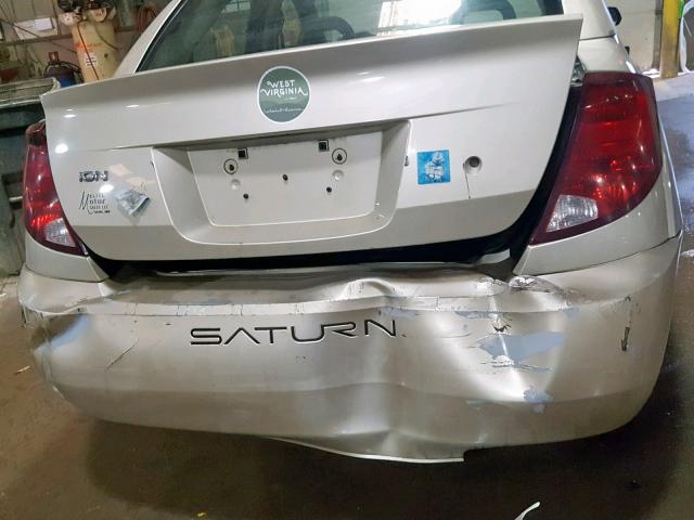 1G8AJ52F93Z116629 - 2003 SATURN ION LEVEL GOLD photo 9