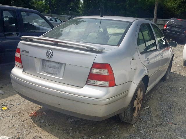 3VWSK69M94M045725 - 2004 VOLKSWAGEN JETTA GLS SILVER photo 4