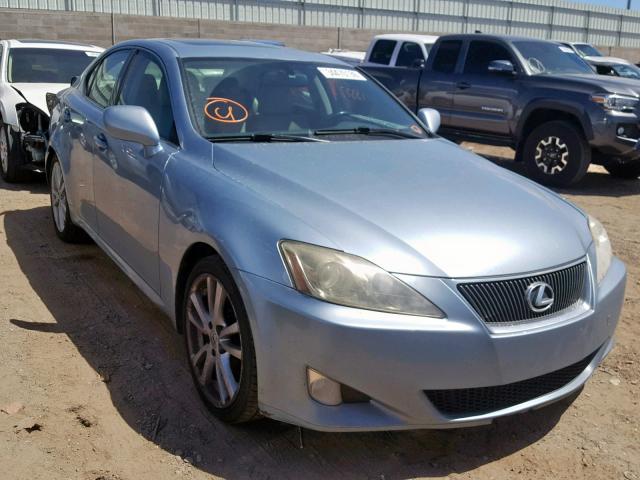 JTHBK262865018439 - 2006 LEXUS IS 250 BLUE photo 1