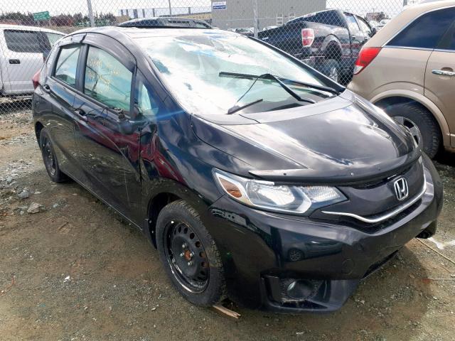 3HGGK5H85FM101459 - 2015 HONDA FIT EX BLACK photo 1