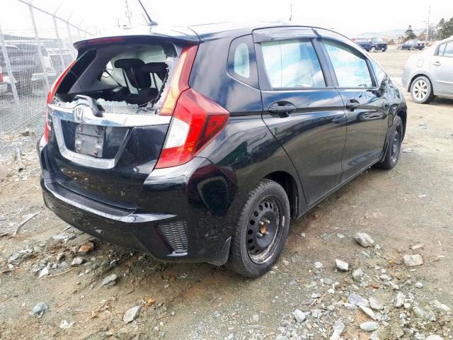 3HGGK5H85FM101459 - 2015 HONDA FIT EX BLACK photo 4