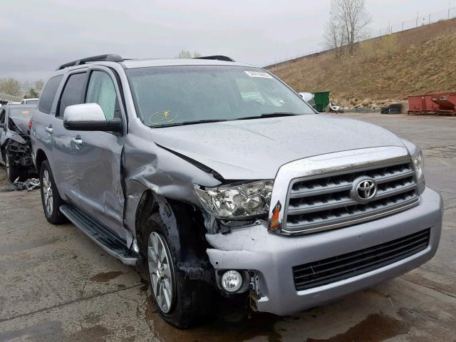 5TDJW5G13GS133261 - 2016 TOYOTA SEQUOIA LI SILVER photo 1