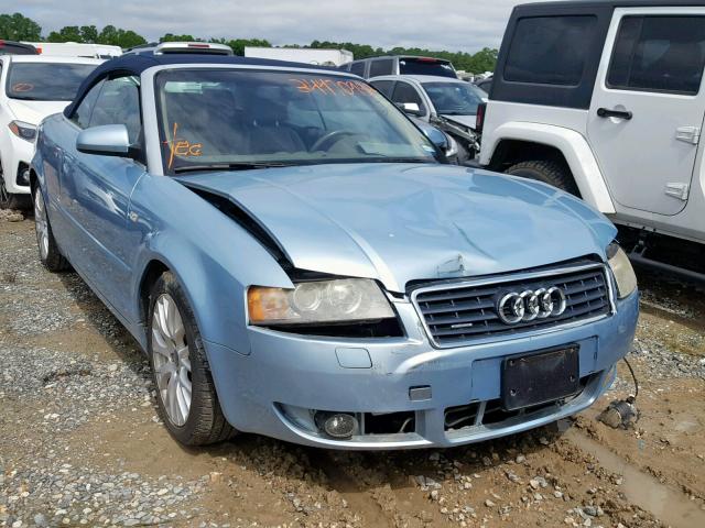 WAUDT48H06K001881 - 2006 AUDI A4 QUATTRO BLUE photo 1