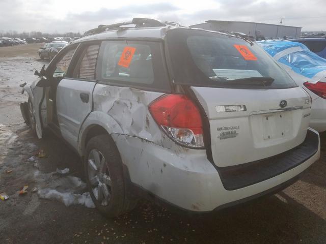 4S4BP61C586356299 - 2008 SUBARU OUTBACK 2.5I  photo 3