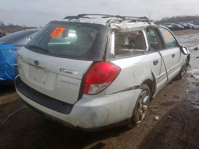 4S4BP61C586356299 - 2008 SUBARU OUTBACK 2.5I  photo 4