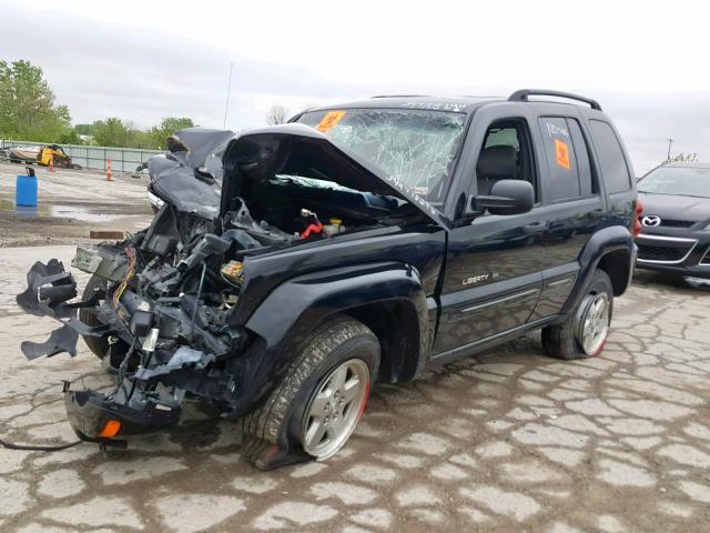 1J4GL58K03W551632 - 2003 JEEP LIBERTY LI GRAY photo 2