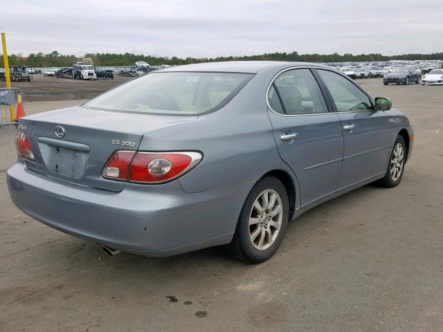 JTHBF30GX30103211 - 2003 LEXUS ES 300 GRAY photo 4