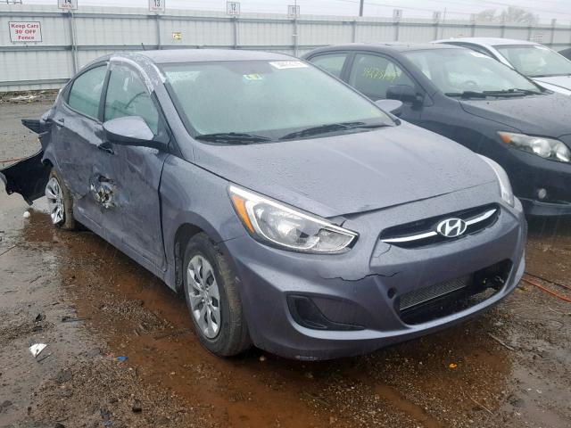 KMHCT4AE3HU313100 - 2017 HYUNDAI ACCENT SE GRAY photo 1