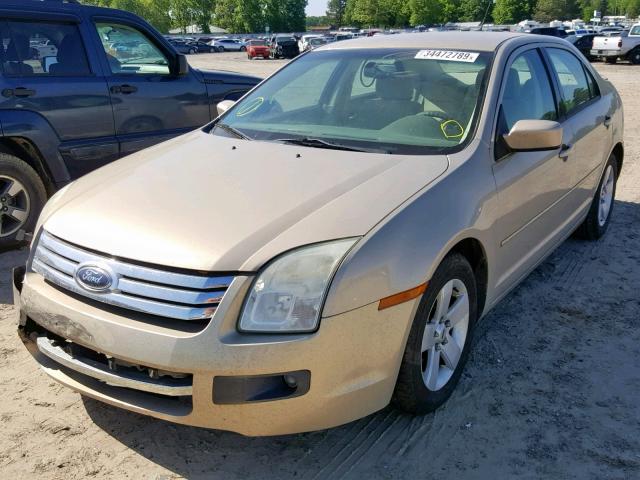 3FAHP07Z38R262020 - 2008 FORD FUSION SE GOLD photo 2