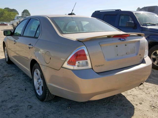 3FAHP07Z38R262020 - 2008 FORD FUSION SE GOLD photo 3