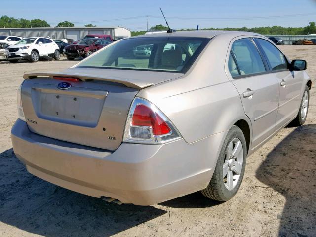 3FAHP07Z38R262020 - 2008 FORD FUSION SE GOLD photo 4