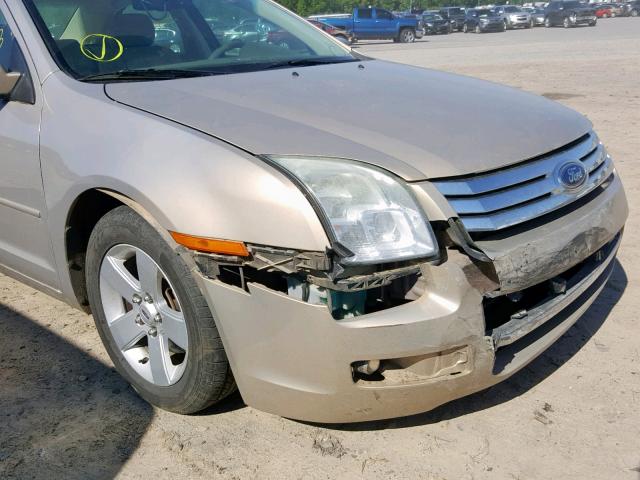 3FAHP07Z38R262020 - 2008 FORD FUSION SE GOLD photo 9