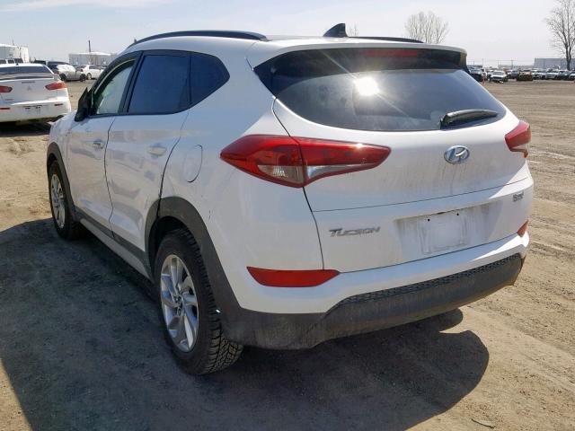 KM8J33A48JU607980 - 2018 HYUNDAI TUCSON SEL WHITE photo 3