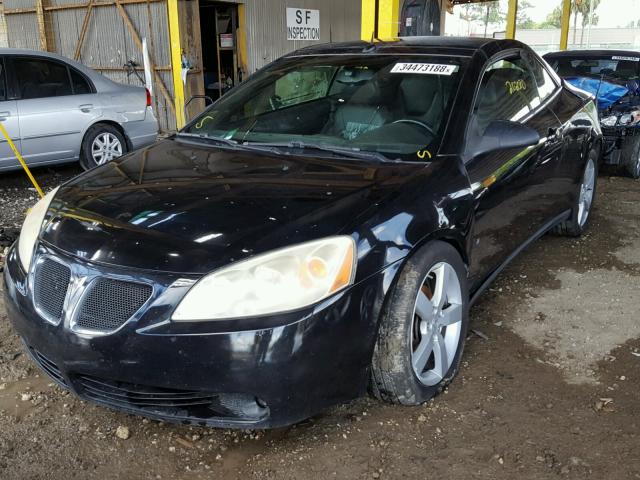 1G2ZH36N284120590 - 2008 PONTIAC G6 GT BLACK photo 2