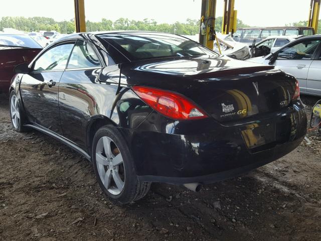 1G2ZH36N284120590 - 2008 PONTIAC G6 GT BLACK photo 3