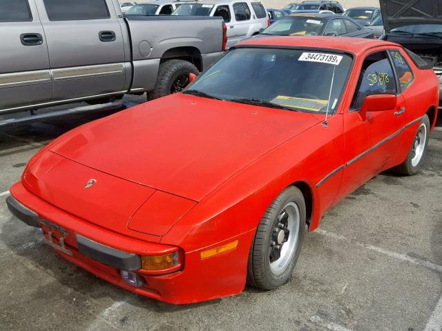 WP0AA0947DN455833 - 1983 PORSCHE 944 RED photo 2