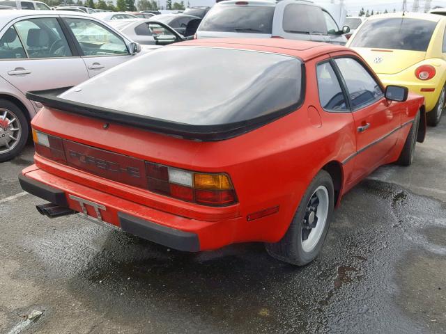 WP0AA0947DN455833 - 1983 PORSCHE 944 RED photo 4