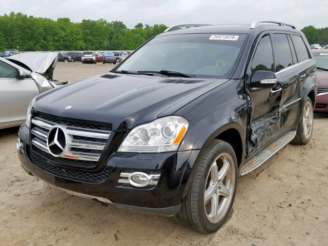 4JGBF86E18A308661 - 2008 MERCEDES-BENZ GL 550 4MA BLACK photo 2