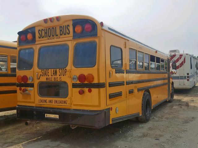 1BAKCCKH88F254241 - 2008 BLUE BIRD SCHOOL BUS YELLOW photo 4