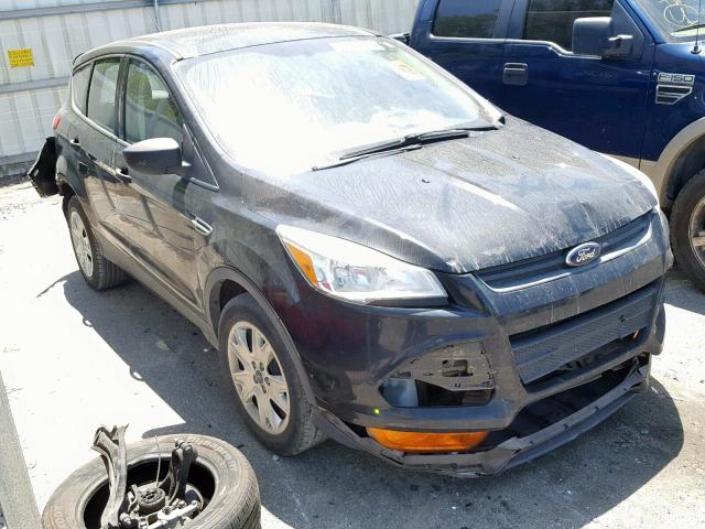 1FMCU0F72DUB68416 - 2013 FORD ESCAPE S BLACK photo 1