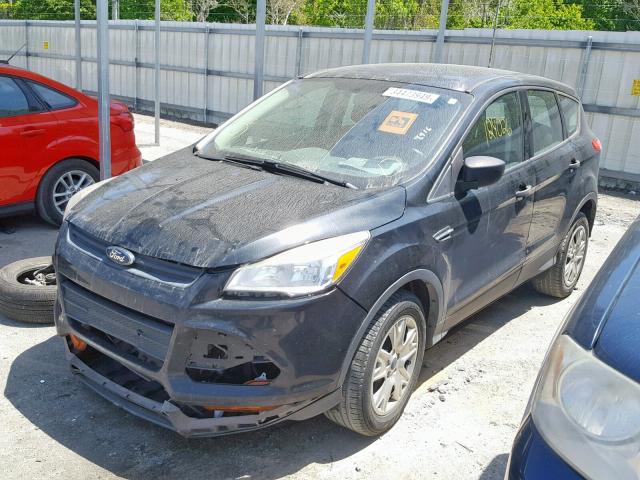 1FMCU0F72DUB68416 - 2013 FORD ESCAPE S BLACK photo 2