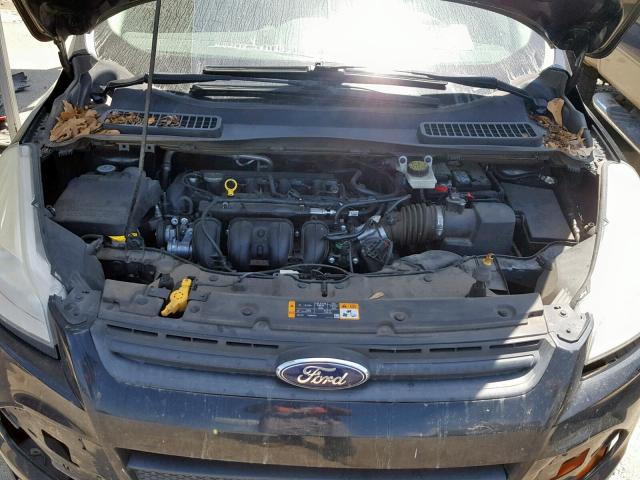 1FMCU0F72DUB68416 - 2013 FORD ESCAPE S BLACK photo 7