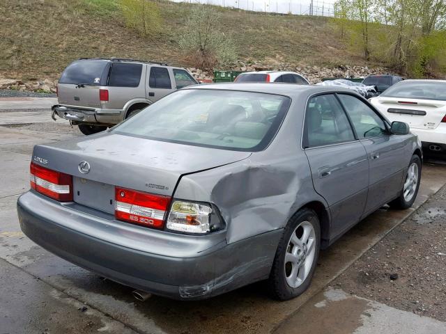 JT8BF28G710293125 - 2001 LEXUS ES 300 GRAY photo 4