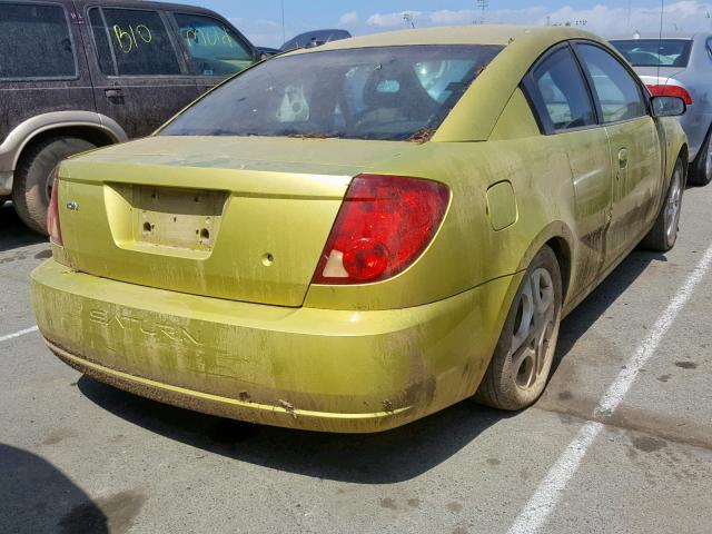 1G8AW14F24Z154826 - 2004 SATURN ION LEVEL GREEN photo 4