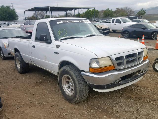 1FTYR10C7XPA10051 - 1999 FORD RANGER WHITE photo 1