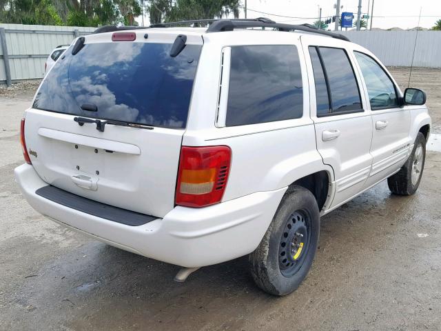 1J4GX58S61C563769 - 2001 JEEP GRAND CHER WHITE photo 4