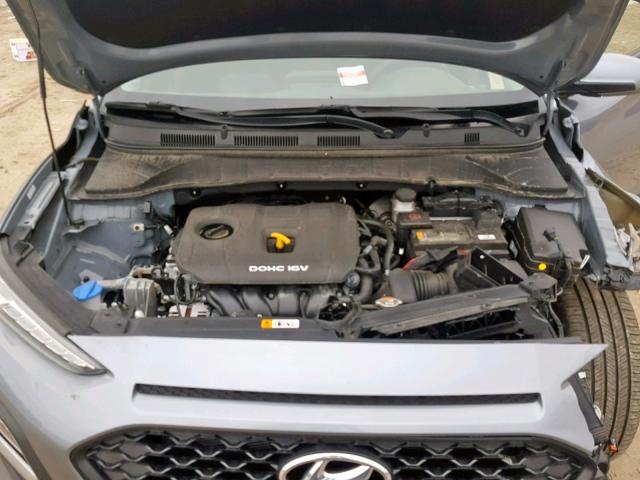 KM8K2CAA0JU074651 - 2018 HYUNDAI KONA SEL GRAY photo 7