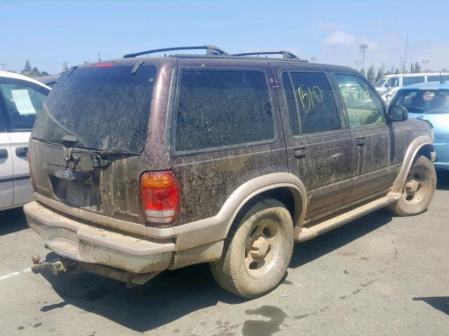 1FMDU34E4XZA06110 - 1999 FORD EXPLORER RED photo 4