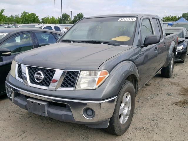 1N6AD09U17C421214 - 2007 NISSAN FRONTIER C GRAY photo 2