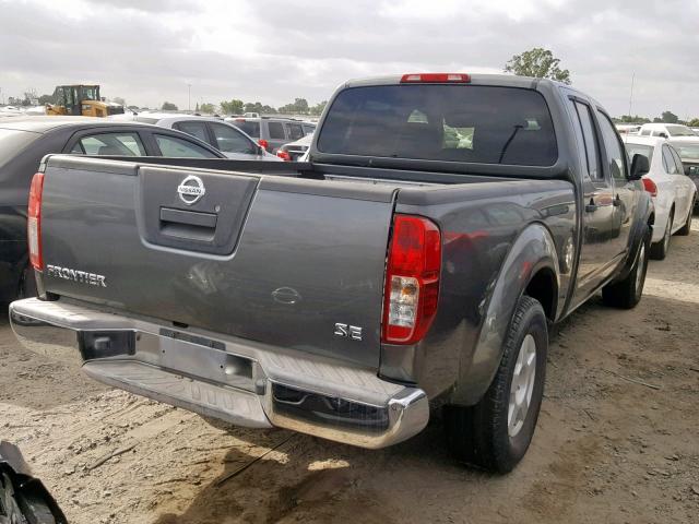 1N6AD09U17C421214 - 2007 NISSAN FRONTIER C GRAY photo 4