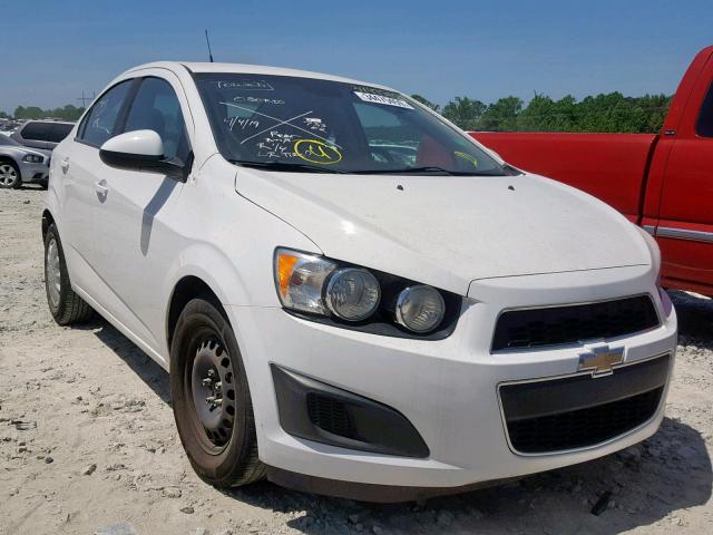 1G1JA5SH0E4161393 - 2014 CHEVROLET SONIC LS 白色 照片 1