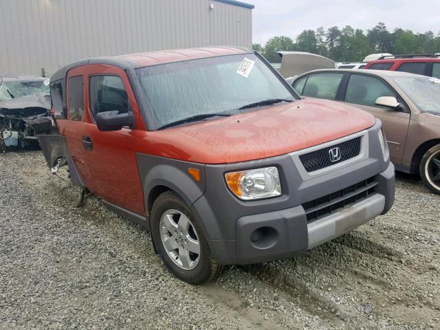 5J6YH27674L034775 - 2004 HONDA ELEMENT EX ORANGE photo 1