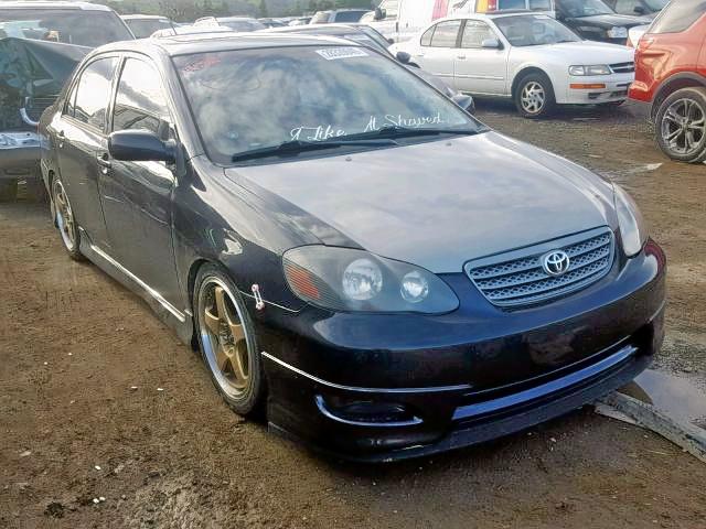 2T1BY32E66C550541 - 2006 TOYOTA COROLLA XR BLACK photo 1