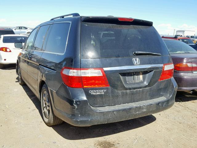 5FNRL38827B039680 - 2007 HONDA ODYSSEY TO BLACK photo 3