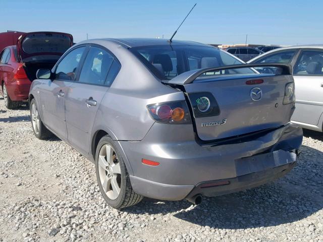 JM1BK323851271689 - 2005 MAZDA 3 S GRAY photo 3