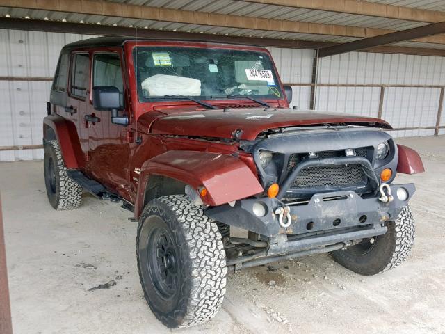 1J4GB591X7L118903 - 2007 JEEP WRANGLER S RED photo 1