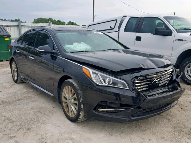 5NPE34AF2FH132213 - 2015 HYUNDAI SONATA SPO BLACK photo 1