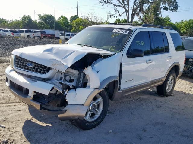 1FMZU64EX2UA71282 - 2002 FORD EXPLORER E WHITE photo 2