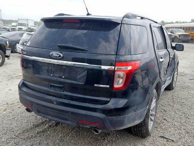 1FM5K7D81EGB09361 - 2014 FORD EXPLORER X BLACK photo 4