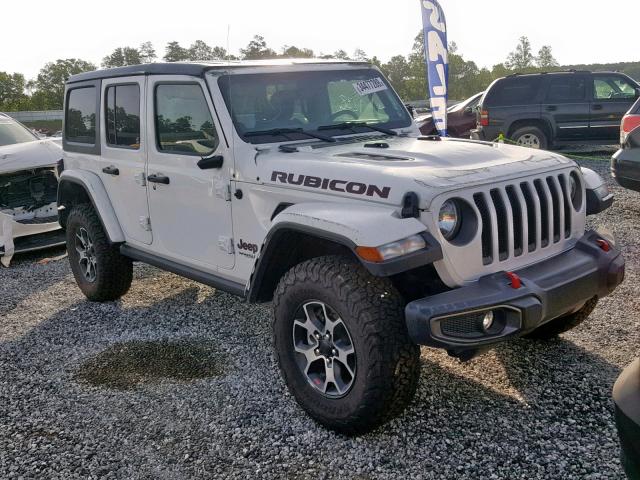 1C4HJXFGXJW261518 - 2018 JEEP WRANGLER U WHITE photo 1