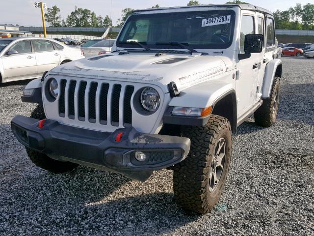 1C4HJXFGXJW261518 - 2018 JEEP WRANGLER U WHITE photo 2