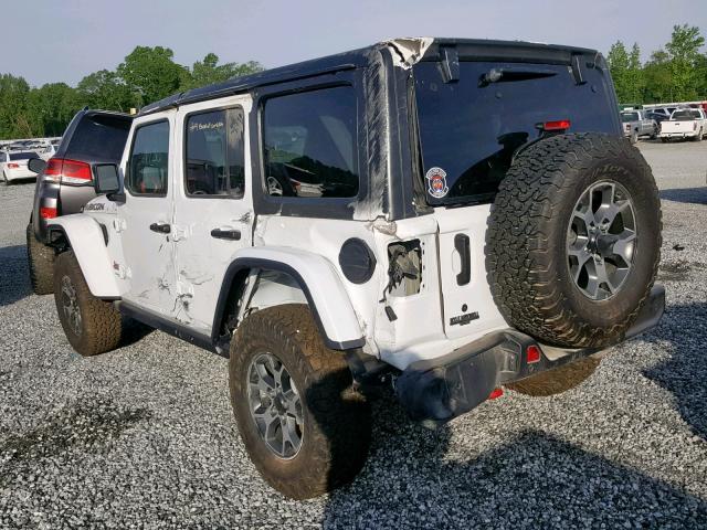 1C4HJXFGXJW261518 - 2018 JEEP WRANGLER U WHITE photo 3